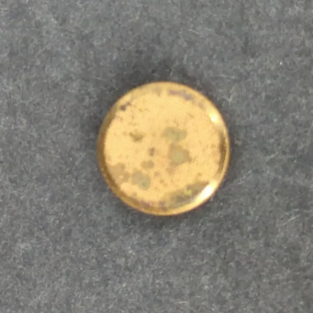 LOT I of 10 Antique Vintage Victorian Brass Mixed Materials Buttons ESTATE FIND